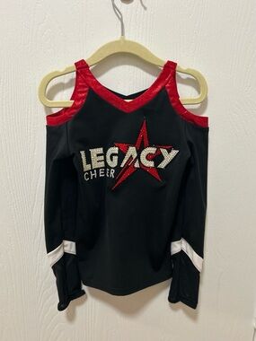 Legacy Cheer Glitterstarz Cheer Uniform Top Only* Size Childs Large